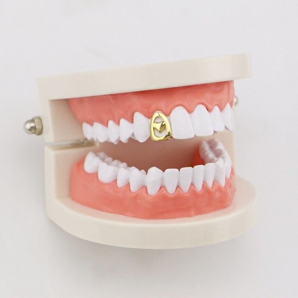 18k Gold Plated Hiphop Teeth Grills (2 orders) - Picture 1 of 1